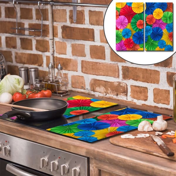 GLAS SKÆREBRÆT 2x 30x52 MØNSTRE