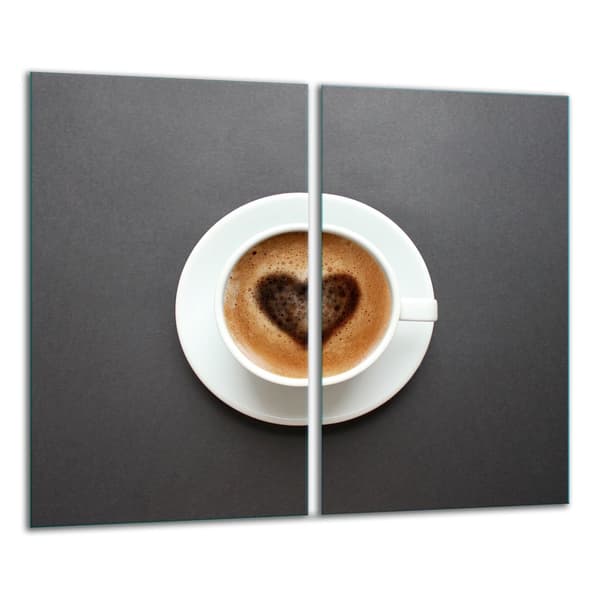 GLAS SKÆREBRÆT 2x 30x52 KAFFE