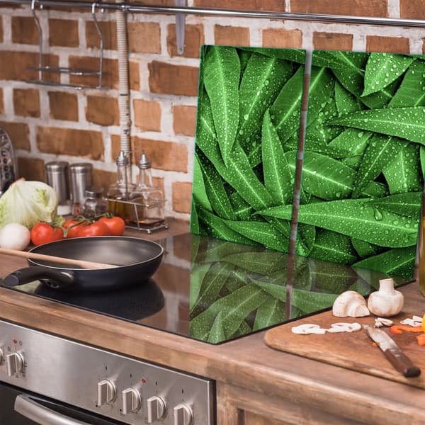 GLAS SKÄRBRÄDA 2x 30x52 GRÖN
