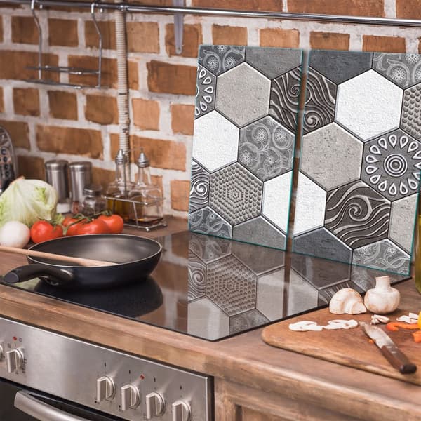 GLAS SKÆREBRÆT 2x 30x52 MOSAIK