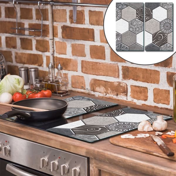 GLAS SKÆREBRÆT 2x 30x52 MOSAIK