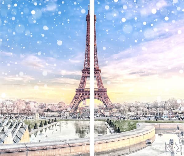 GLAS SKÆREBRÆT 2x 30x52 PARIS