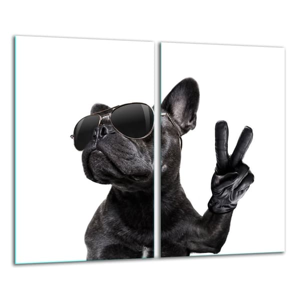 GLAS SKÆREBRÆT 2x 30x52 HUND