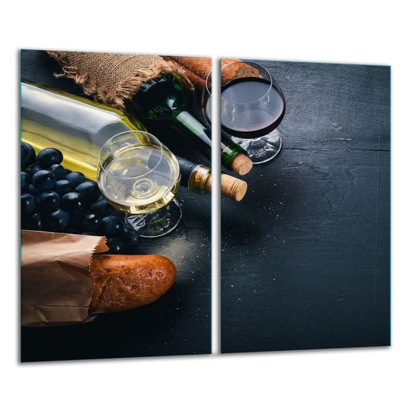 GLAS SKÆREBRÆT 2x 30x52 VIN