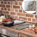 Miniatyrbillede 5 af 11: GLAS SKÆREBRÆT 2x 30x52 MARMOR