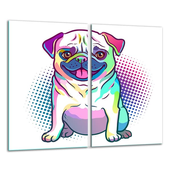 GLAS SKÆREBRÆT 2x 30x52 HUND