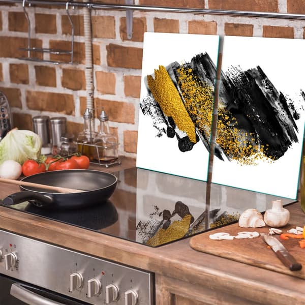 GLAS SKÆREBRÆT 2x 30x52 GULD