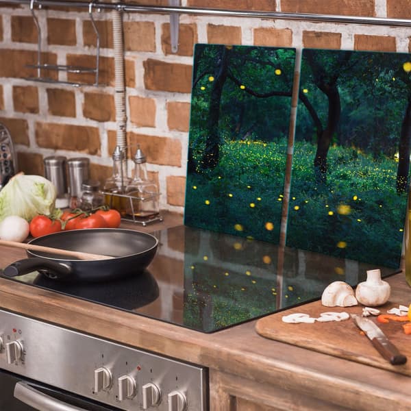 SKÄRBRÄDOR I GLAS 2x 30x52 KVÄLL