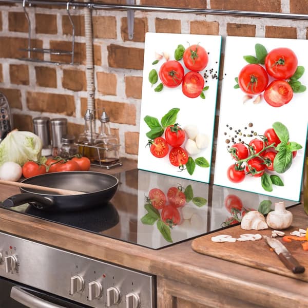 GLAS SKÆREBRÆT 2x 30x52 TOMATER