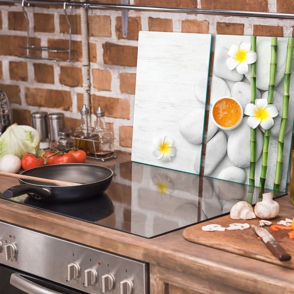 SKÄRBRÄDA I GLAS 2x 30x52 BAMBU