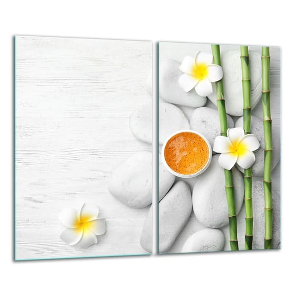 SKÄRBRÄDA I GLAS 2x 30x52 BAMBU