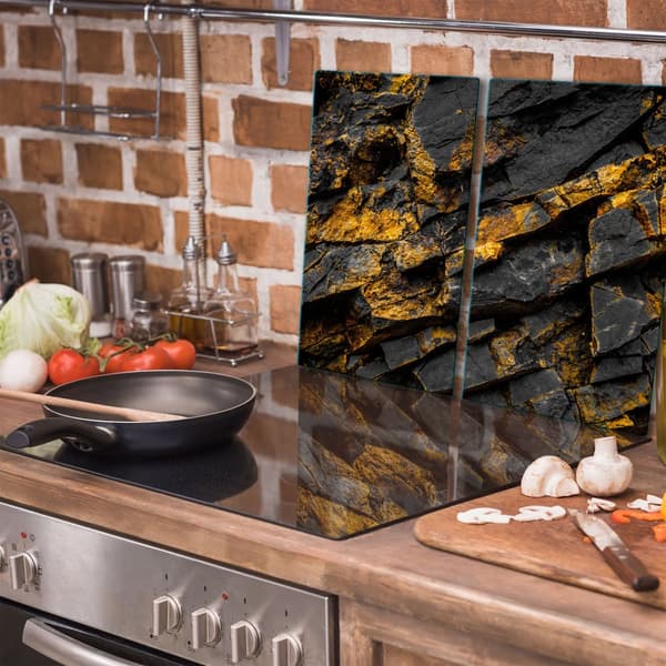 SKÄRBRÄDOR I GLAS 2x 30x52 GULD