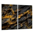 Miniatyrbild 1 av 11: SKÄRBRÄDOR I GLAS 2x 30x52 GULD