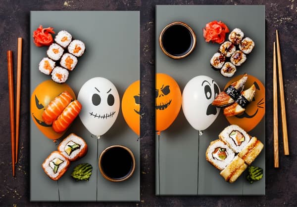 GLAS SKÆREBRÆT 2x 30x52 HALLOWEEN