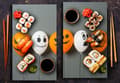 Miniatyrbillede 7 af 11: GLAS SKÆREBRÆT 2x 30x52 HALLOWEEN