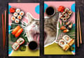 Pikkukuva 7 / 11: LASINEN LEIKKUULAUTA 2 x 30 x 52 KISSA