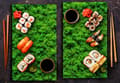 Miniatyrbillede 7 af 11: GLASSKÆREBRÆT 2x 30x52 GRØNT