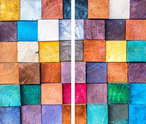 GLAS SKÆREBRÆT 2x 30x52 MOSAIK