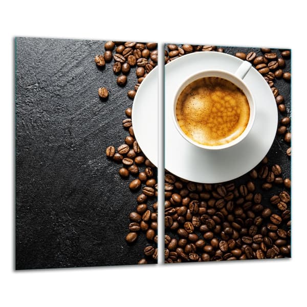 GLAS SKÆREBRÆT 2x 30x52 KAFFE