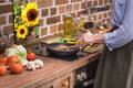 Miniatyrbillede 6 af 11: GLAS SKÆREBRÆT 2x 30x52 BLOMSTER