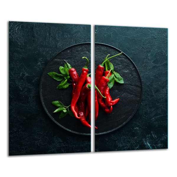 GLASSKÆREBRÆT 2x 30x52 CHILI