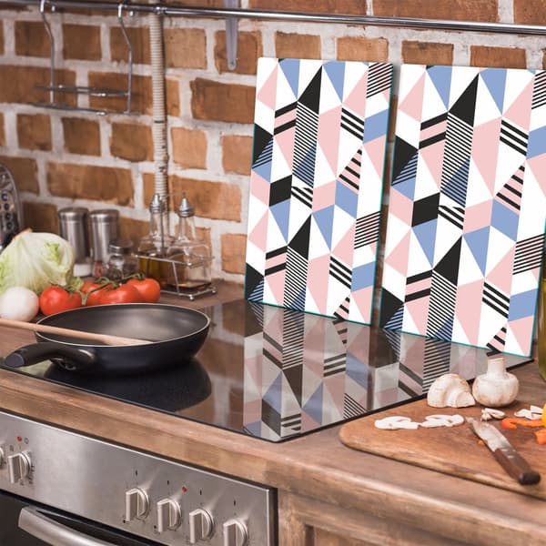 GLAS SKÄRBRÄDA 2x 30x52 MOSAIK
