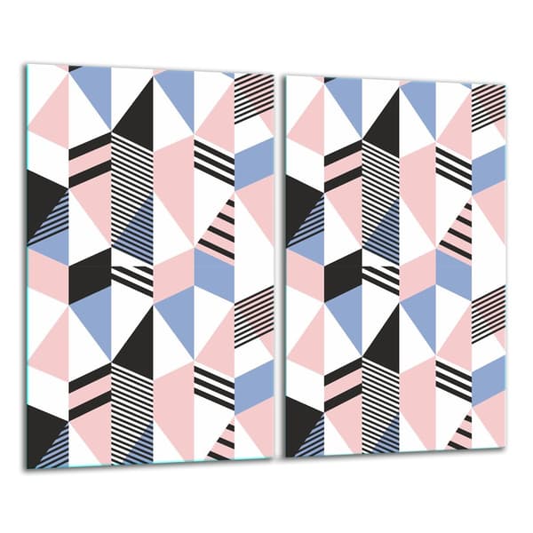 GLAS SKÄRBRÄDA 2x 30x52 MOSAIK