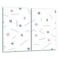 Pikkukuva 1 / 11: LASINEN LEIKKUULAUTA 2 x 30x52 MOSAIIKKI