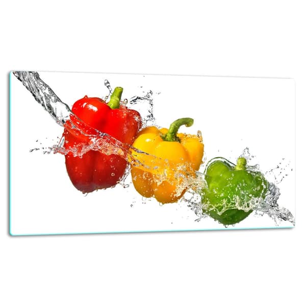 SKÄRBRÄDA I GLAS 52x30 PAPRIKA