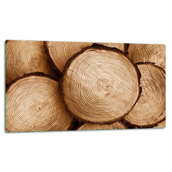 SKÄRBRÄDA I GLASPLATTA 52x30 TRÄ