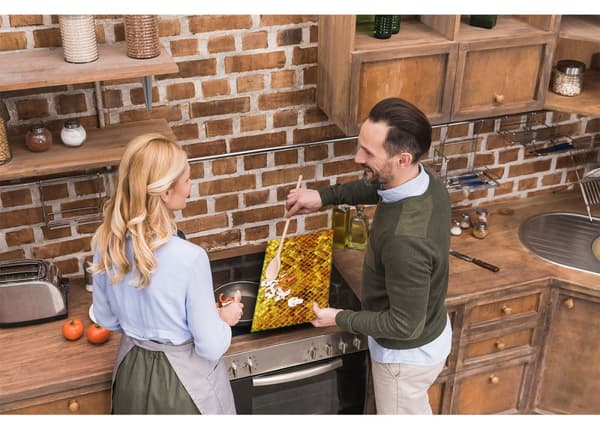 SKÆREBRÆT I GLAS 52x30 MOSAIK