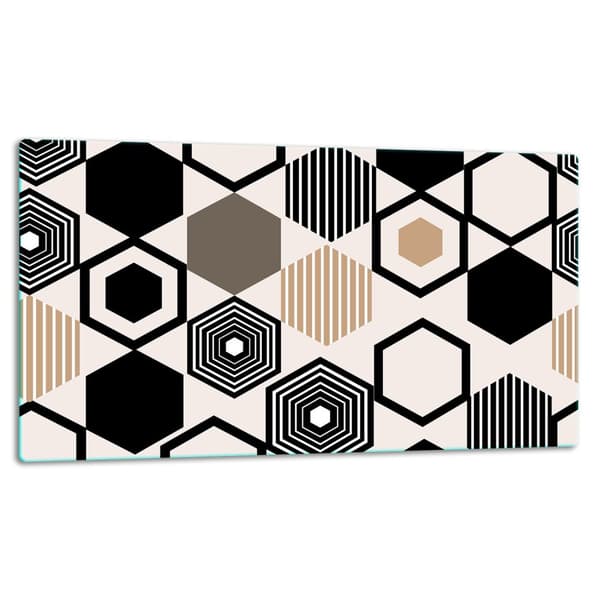 SKÆREBRÆT I GLAS 52x30 MOSAIK