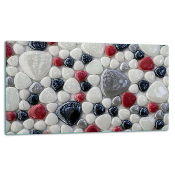 SKÄRBRÄDA I GLASPLATTA 52x30 MOSAIK