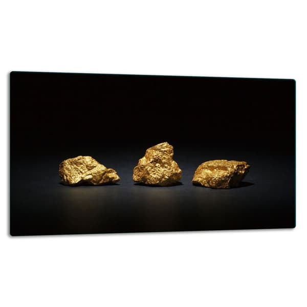 SKÄRBRÄDA I GLAS 52x30 GULD