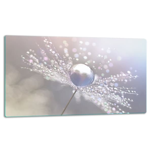 SKÄRBRÄDA I GLAS 52x30 BLOMMOR