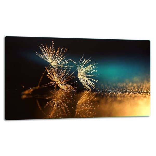 SKÄRBRÄDA I GLAS 52x30 BLOMMOR
