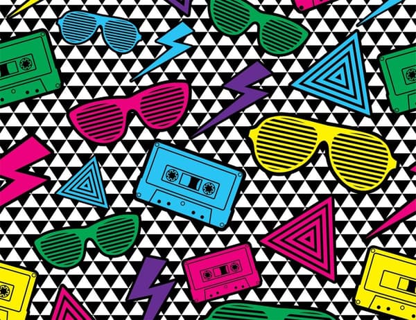 SKÄRBRÄDA I GLAS 52x40 POP ART