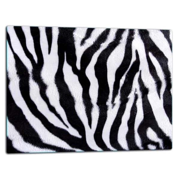 SKÆREBRÆT I GLAS 52x40 ZEBRA