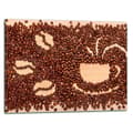 Miniatyrbild 1 av 11: SKÄRBRÄDA I GLASPLATTA 52x40 KAFFE