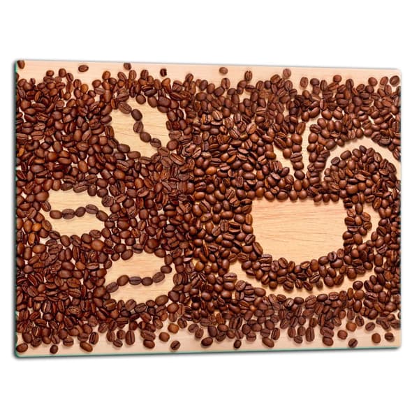 SKÄRBRÄDA I GLASPLATTA 52x40 KAFFE