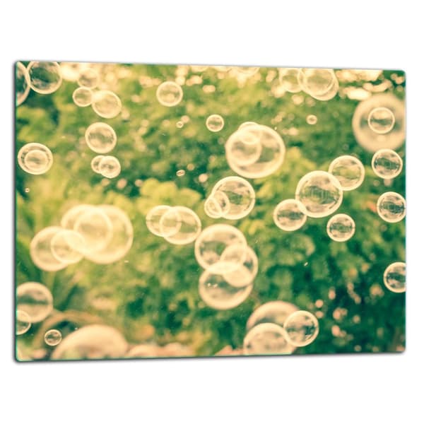 SKÄRBRÄDA I GLAS 52x40 BUBBLOR