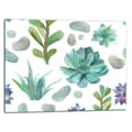 Miniatyrbild 1 av 11: SKÄRBRÄDA I GLAS 52x40 BLOMMOR