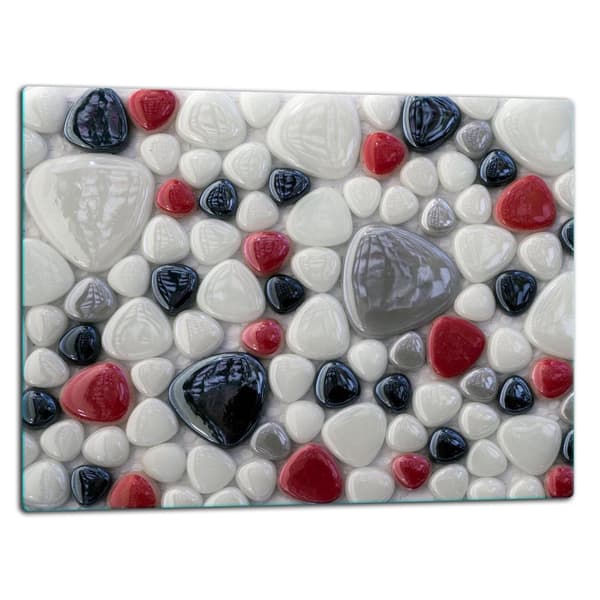 SKÄRBRÄDA I GLASPLATTA 52x40 MOSAIK
