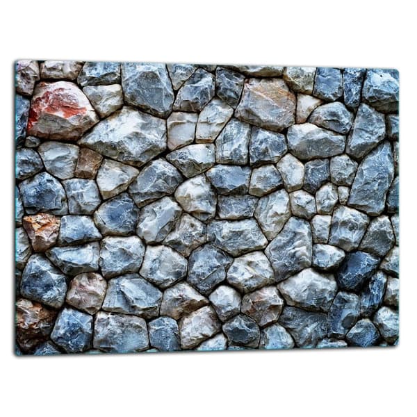SKÆREBRÆT I GLAS 52x40 STEN