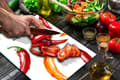 Miniatyrbild 9 av 11: SKÄRBRÄDA I GLAS 52x40 PAPRIKA