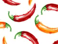 Miniatyrbild 2 av 11: SKÄRBRÄDA I GLAS 52x40 PAPRIKA