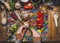 Pikkukuva 3 / 11: LASILEIKKUULAUTA 52x40 MOSAIIKKI