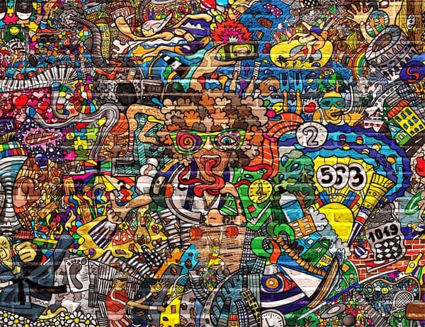 LASILEIKKUULAUTA 52x40 MOSAIIKKI