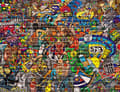 Pikkukuva 2 / 11: LASILEIKKUULAUTA 52x40 MOSAIIKKI