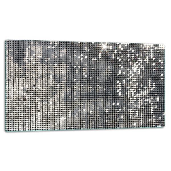 SKÄRBRÄDA I GLAS 52x30 GRÅ